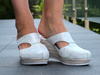 Buty skórzane na koturnie KD MED 109 - wzorek 1