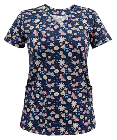Bluza medyczna W8 elastyczna - bawełna