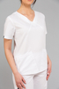 Bluza medyczna damska oversize BELLA FLEX - biała