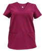 Bluza medyczna Basic Premium - wiśnia